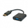 Adapter video Savio CL-90, DisplayPort në VGA, 0.2m, i zi