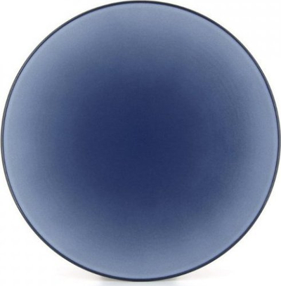 Pjatë e sheshtë Revol Equinoxe, 28 cm, porcelan, blu Cirrus