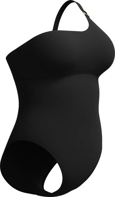 Kostum banje Triumph Shaping Asymmetric, formësues, njëkrahsh, i zi