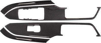 Dekor anësor karboni MTuning për Ford Mustang 15-19, set, i zi