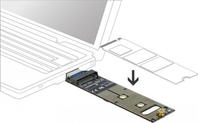 Adapter SSD DeLOCK 64069, M.2 PCIe NVMe, USB A, i zi