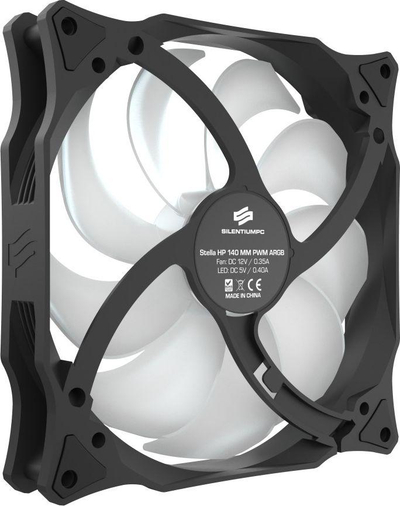 Ftohës SilentiumPC Stella HP ARGB 140 PWM (SPC237) i bardhë/zi