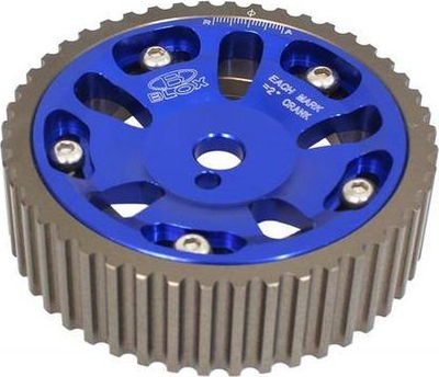Rrota faze të rregullueshme TurboWorks CN-KR-016, Mitsubishi 1.8 4G93 SOHC, set 2 copë, blu metalike