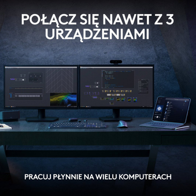 Tastierë Logitech MX, wireless, US, grafit