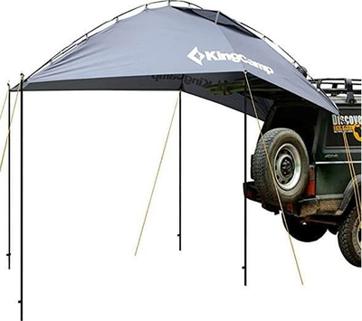 Çadër kanopi për makinë KingCamp Compass, universale, gri