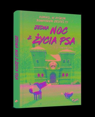 Libër komik Foxgames Jedna Noc z Życia Psa, roman grafik, kopertinë e fortë, me ngjyra