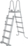Shkallë pishine Bestway Steel Pro MAX, çelik, gri