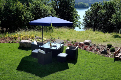 Çadër kopshti Funfit Garden, diametër 3m, krah anësor, e palosshme
