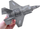 Lodër avion luftarak Battlelija F-25 ZA4326 CY, metalik, pull back, gri