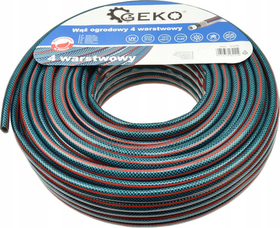 Zorrë uji Geko G73785, 1/2", 50m, 4 shtresa, jeshile