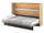 Krevat muri horizontal CONCEPT JUNIOR CJ-03 120x200, kaftë, zezë