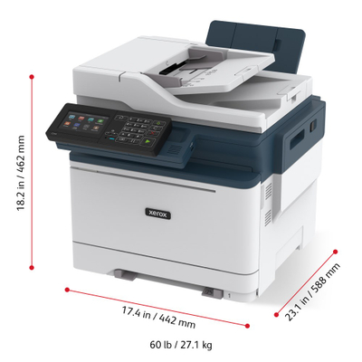 Printer lazer multifunksional Xerox C315, A4, 4në1, USB/LAN/WLAN, gri