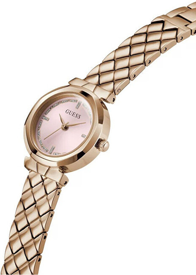 Orë për femra Guess Mini Rumour GW0839L3, e artë rozë