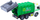 Lodër kamion plehrash Garbage Truck, shkallë 1:16, me drita dhe zëra, jeshile