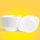 Gota plastike Office Products, 100 copë, 500ml, të bardha