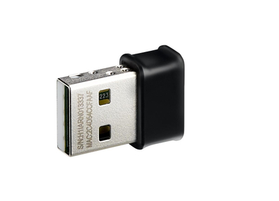 Përshtatës Wi-Fi Asus USB-AC53 Nano, 1200 Mbit/s, 2.4/5 GHz, i zi
