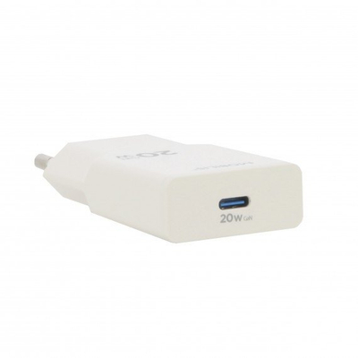 Полнач за ѕид Mobilis Energia Charger 20W, USB C, 20W, бел