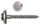Vida vetëshpuese HELLA 5.5x100/65 TORX, EPDM, zink, 50 copë