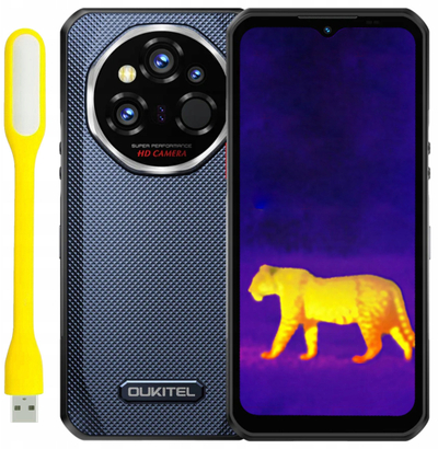 Telefoni Oukitel WP55 Ultra Thermal, 512GB, me kamerë termale, i zi