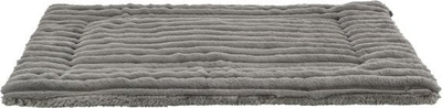 Shtrat për kafshë Trixie Lonni Rib Velvet, 90x65cm, velvet pelush, gri