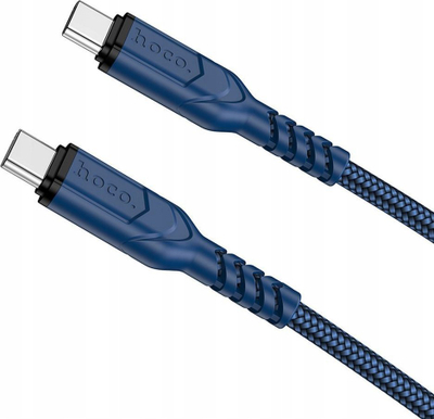 Kabllo karikimi Hoco X59 Victory, USB-C në USB-C, 60W PD, 2m, blu