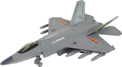 Lodër avion luftarak Leantoys Fighter Plane, shkallë 1:72, me fërkim, gri e errët