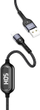 Kabllo Usams USB-A - Lightning Cable, 1.2m, e zezë