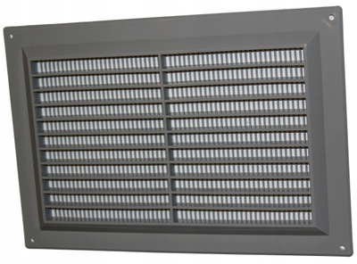Grilë ajrimi Europlast 250x170, plastike, gri
