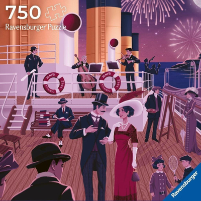 Puzzle Ravensburger Art & Soul Titanic, 750 copë, për të rritur, shumëngjyrësh