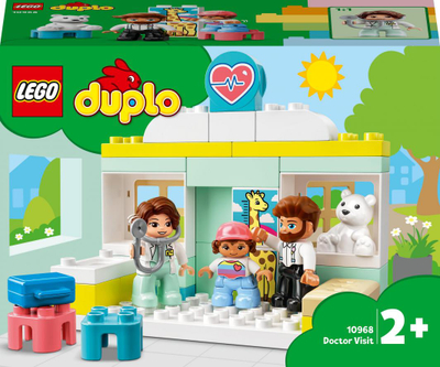 Set LEGO Duplo - Vizito mjekun, 34 pjesë