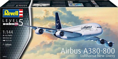 Model avioni Revell Airbus A380, set për ndërtim, shkallë 1:288