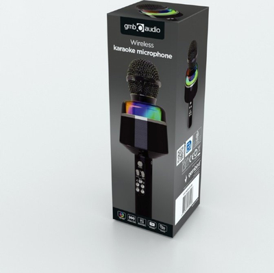 Безжичен Bluetooth микрофон Gembird MICBT-01-BK, црн