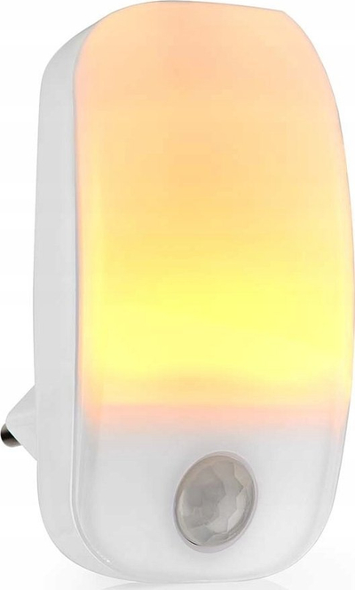 Dritë nate LED Nedis, me sensor lëvizjeje, 0.55W, e bardhë
