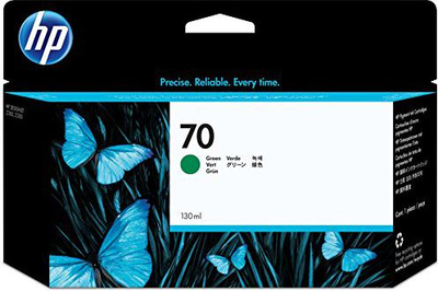 Ngjyrë për printer HP No.70, 130ml, e gjelbër
