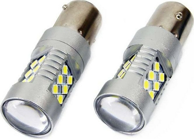 Llambë LED P21W Ba15s 24SMD, 12V 24V, dritë e bardhë