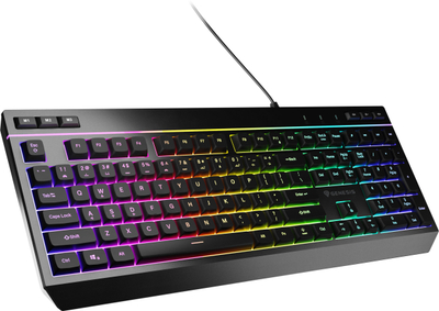 Tastierë Genesis Rhod 530 RGB, me kabllo, layout ENG UK, e zezë