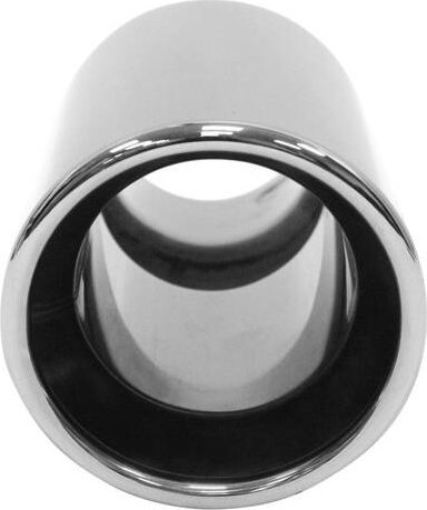 Majë shkarkimi universale inox, dalje 89mm, hyrje 63mm, krom e lustruar
