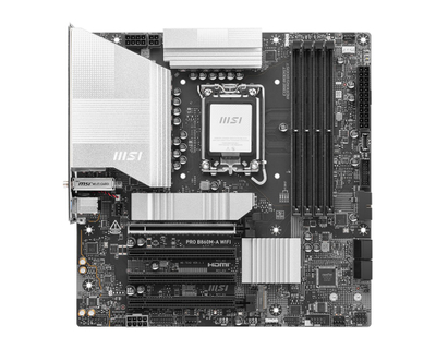 Pllakë amë MSI PRO B860M-A WIFI, mATX, LGA1851, DDR5