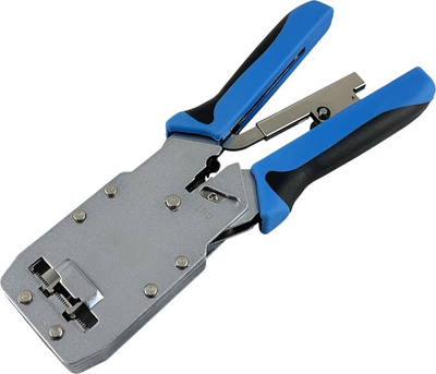 Vegël krimpimi Alantec Reinforced 6P8P, për RJ45 edhe RJ11, çelik, doreza gome