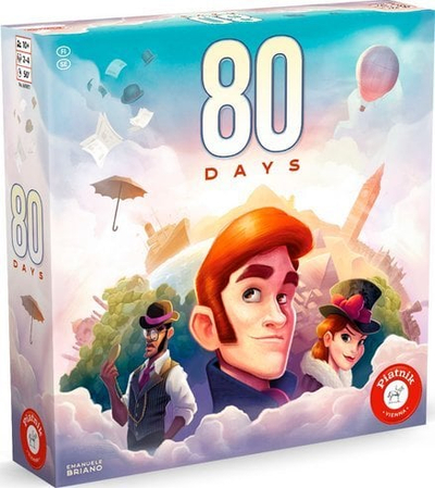 Lojë tavoline Piatnik 80 Days, 2‑4 lojtarë, 10+, shumëngjyrëshe