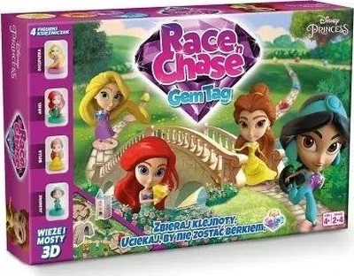 Loja tavoline Cartamundi Princess Race N Chase, për kalamoj, me plot ngjyra
