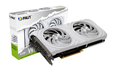 Kartë grafike Palit GeForce RTX 4060 Ti WHITE, 8GB GDDR6, 128 bit, e bardhë