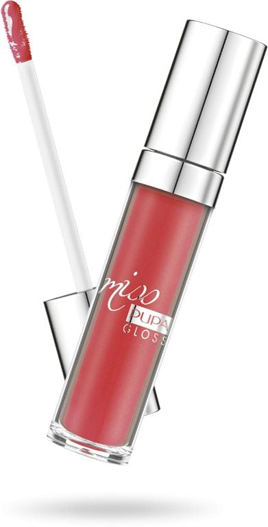 Сјај за усни Pupa Milano Miss Pupa Gloss 203 Coral Emotion, ултра сјај, 0.17oz, корална
