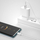 Kabllo USB TelForceOne XO NB-Q190B, USB-C në USB-C, 2m, 60W, e bardhë