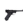 Pistolete ajri Ranger Luger P08 Parabellum, 4.5mm BB, metal, e zezë