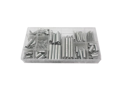 Set me susta metalike AVOSS PC0402, 200 copë, me kuti plastike, ngjyrë argjendi
