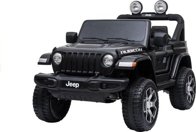 Makine elektrike për fëmijë Jeep Rubicon 4x4, telekomandë, e zezë