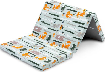 Dyshek udhëtimi për fëmijë Sensillo Travel Mattress Supreme Fox And Hare, 120x60cm, shkumë H1, shumëngjyrësh
