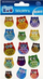 Stikera dekorative Sticker Boo Owl, metalike, set 15 copë, shumëngjyrëshe
