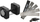 Set hantel i rregullueshëm Zipro Square 24 kg me Mini Band, 4–24 kg, i zi